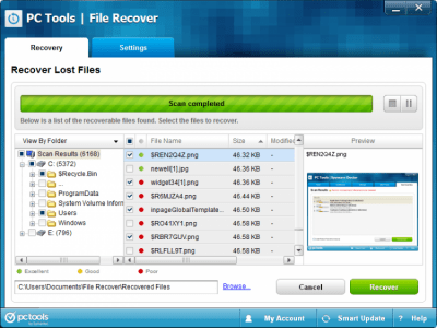 Скриншот приложения File Recover - №2