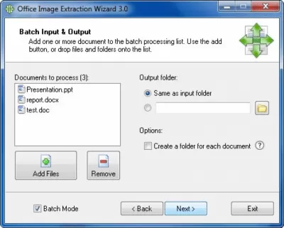 Скриншот приложения Office Image Extraction Wizard - №1