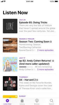 Скриншот приложения Подкасты - №4