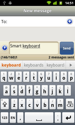 Скриншот приложения English for Smart Keyboard - №2