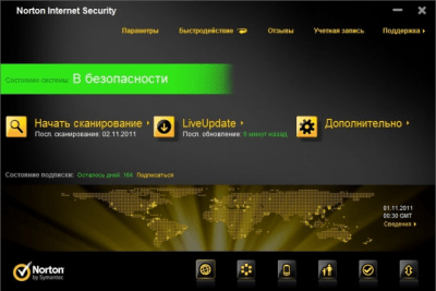 Скриншот приложения Norton Internet Security - №1