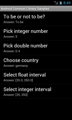 Скриншот приложения Android Common Library - №4
