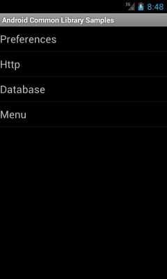 Скриншот приложения Android Common Library - №5