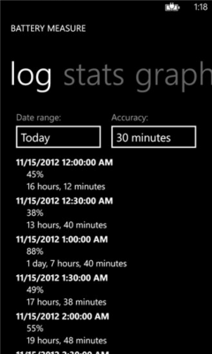 Скриншот приложения Battery Measure - №6