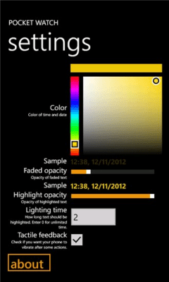 Скриншот приложения Pocket watch - №5