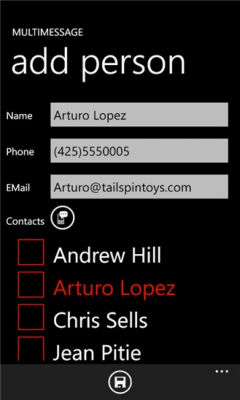 Скриншот приложения Multimessage - №3