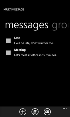 Скриншот приложения Multimessage - №7