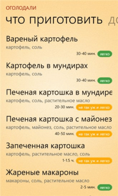 Скриншот приложения Оголодали - №5