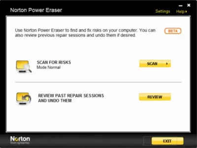 Скриншот приложения Norton Power Eraser - №1