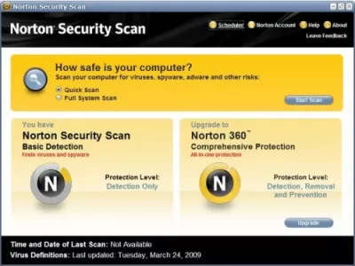 Скриншот приложения Norton Security Scan - №1