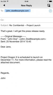 Скриншот приложения Symantec Mobile Encryption - №5