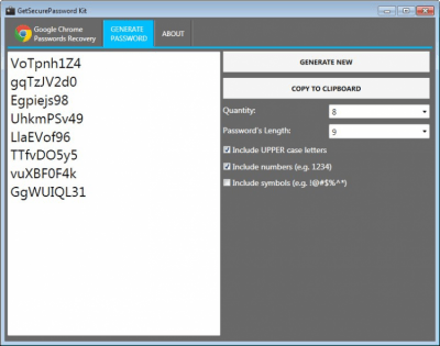 Скриншот приложения SecurePassword Kit - №2