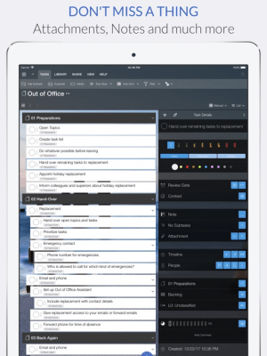 Скриншот приложения Organize:Pro for iPad - №2