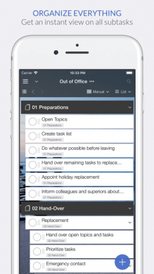 Скриншот приложения Organize:Pro for iPad - №7