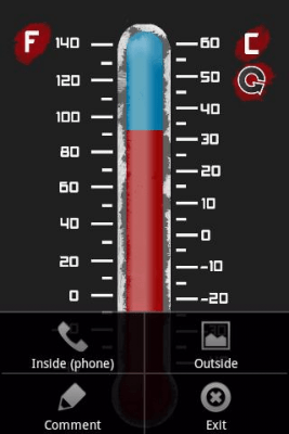 Скриншот приложения Классический термометр - №2
