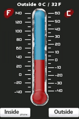 Скриншот приложения Термометр Темный - №2