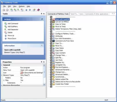 Скриншот приложения FileMenu Tools Portable - №1