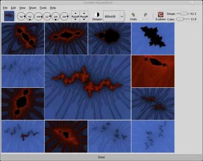 Скриншот приложения Gnofract 4D - №2