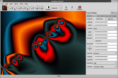 Скриншот приложения Gnofract 4D - №3