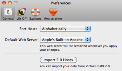 Скриншот приложения VirtualHostX - №3