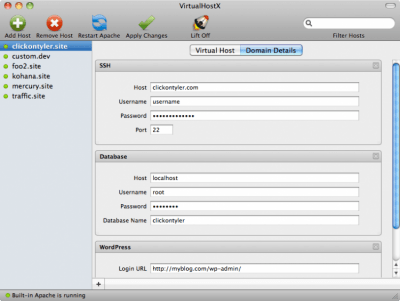 Скриншот приложения VirtualHostX - №4