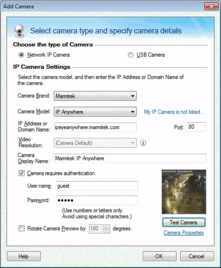 ip camera viewer browser