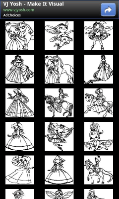 Скриншот приложения Раскраска для детей принцессы - №3