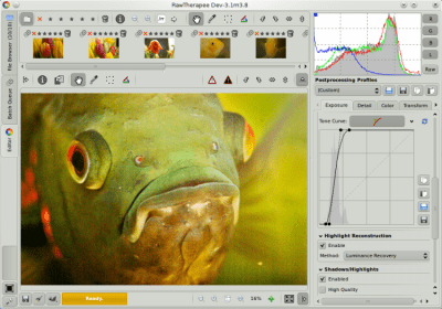 Скриншот приложения Raw Therapee - №3