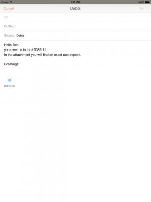 Скриншот приложения Должники free - №4