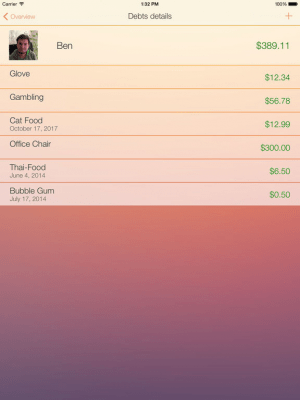 Скриншот приложения Должники free - №5