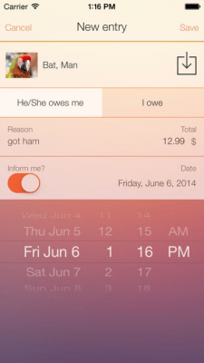 Скриншот приложения Должники free - №7
