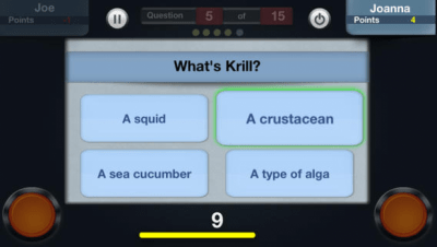 Скриншот приложения Buzzer Quiz - 1 vs. 1 - №6