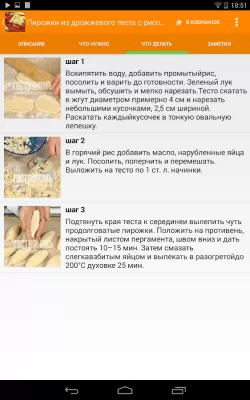 Скриншот приложения Рецепты пирогов - №4