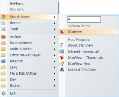 Скриншот приложения SyMenu - №3