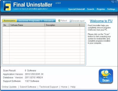 Скриншот приложения Final Uninstaller - №1