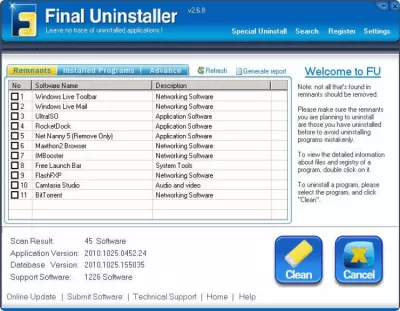 Скриншот приложения Final Uninstaller - №2