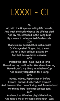 Скриншот приложения Omar Khayyam - №8