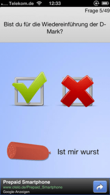 Скриншот приложения Welche Partei? - №3