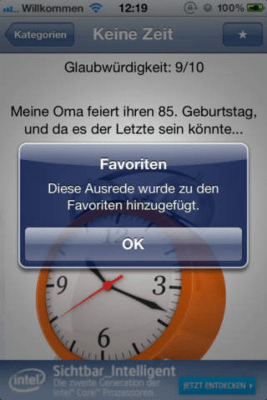 Скриншот приложения Ausreden - №2