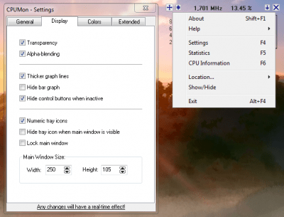 Скриншот приложения CPUMon - №3