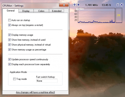 Скриншот приложения CPUMon - №4