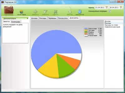 Скриншот приложения Портмоне - №3