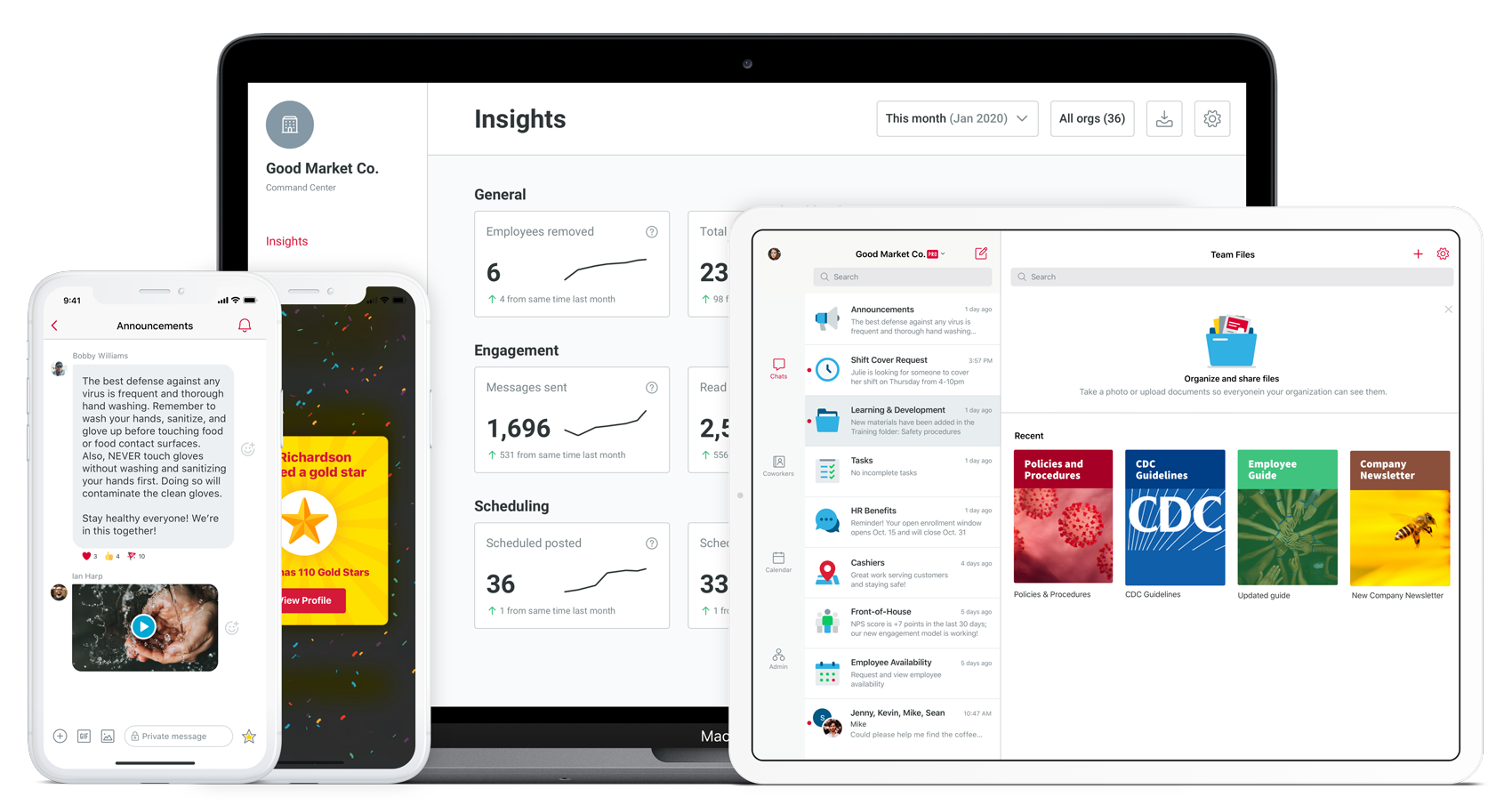 The service supports Android operating system, as well as iOS