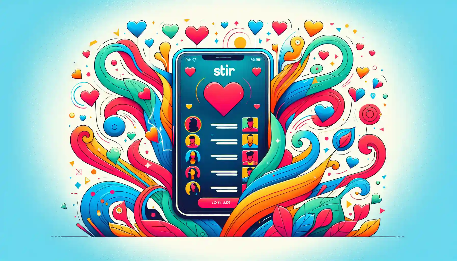 The Stir dating app concept