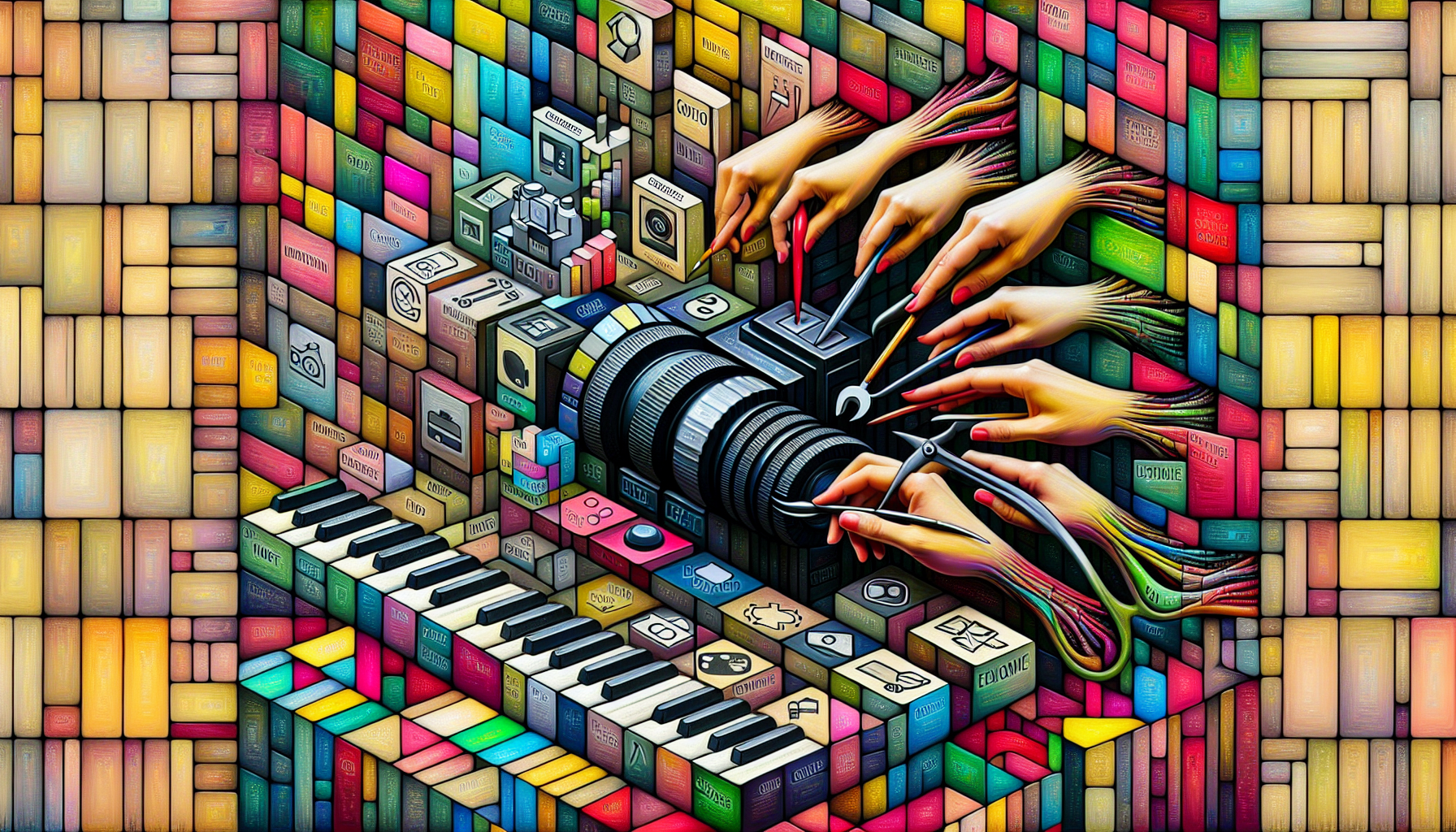 Illustration of editing tools in Adobe Lightroom to fine tune your best photos and adjust exposure or contrast