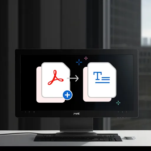 Fonction Adobe Creative Cloud pour convertir un PDF au format Word