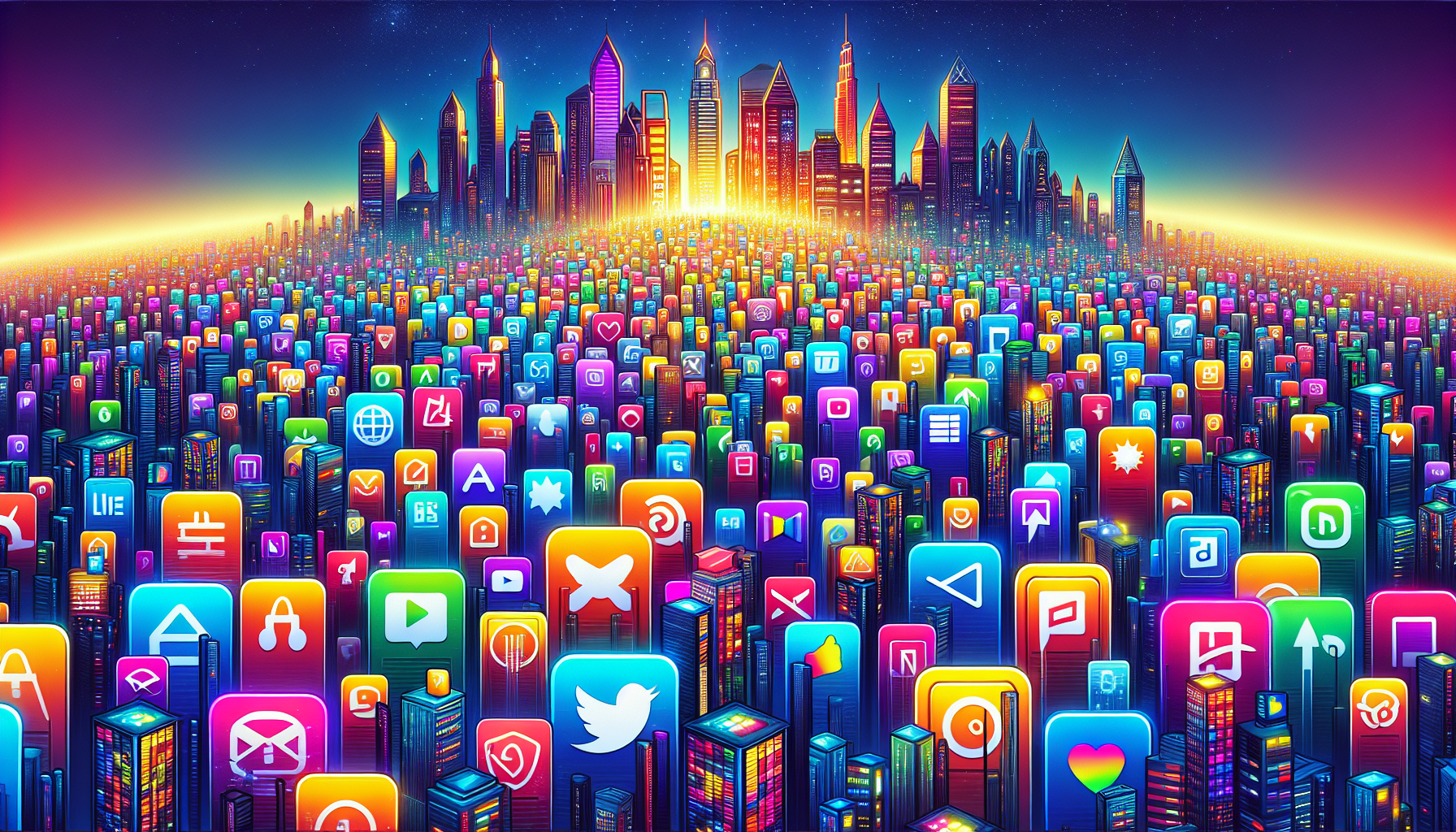 Illustration of HappyMod APK as a free app haven