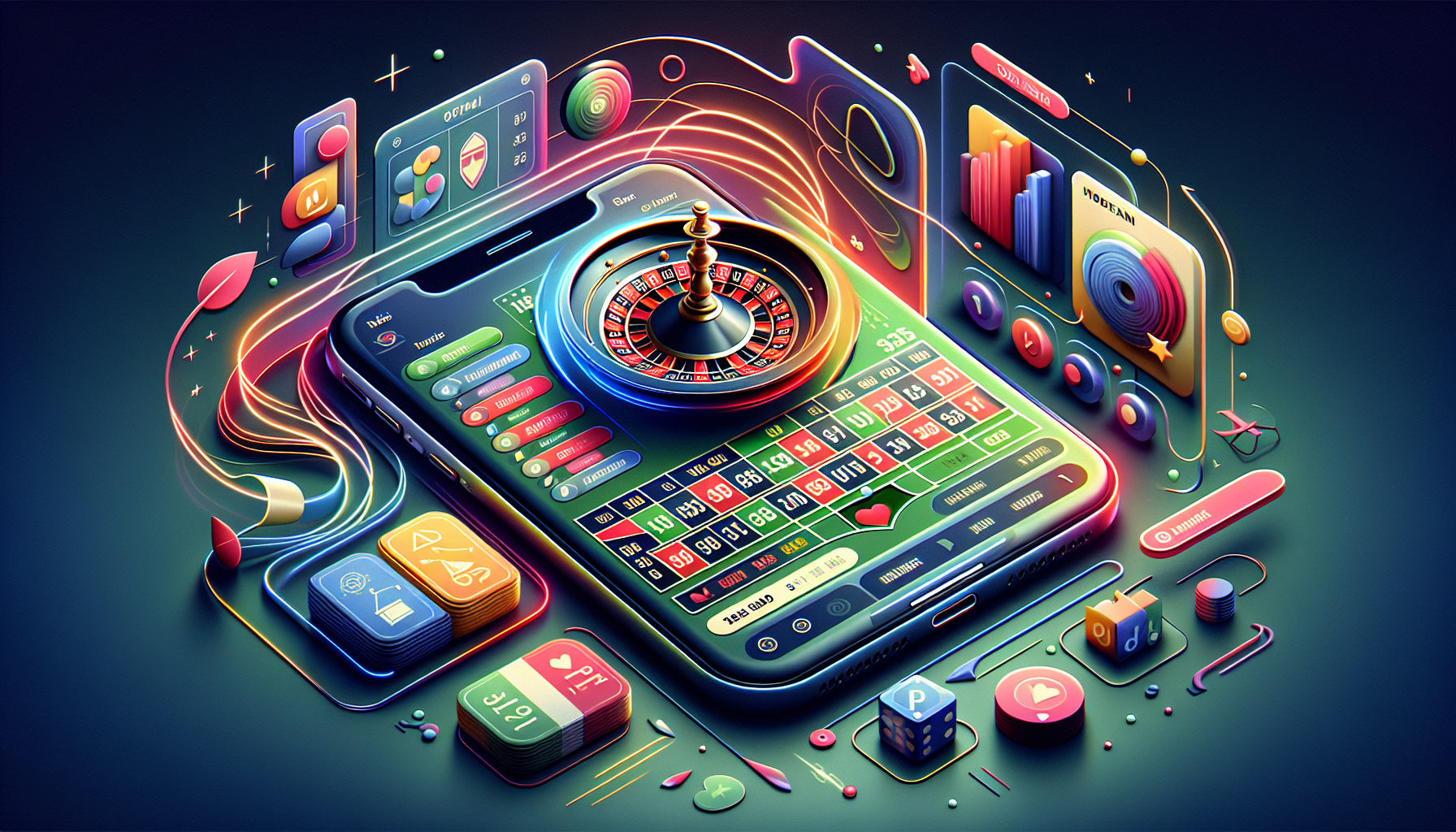 Illustration of a user-friendly interface with high-quality graphics on the Melbet app