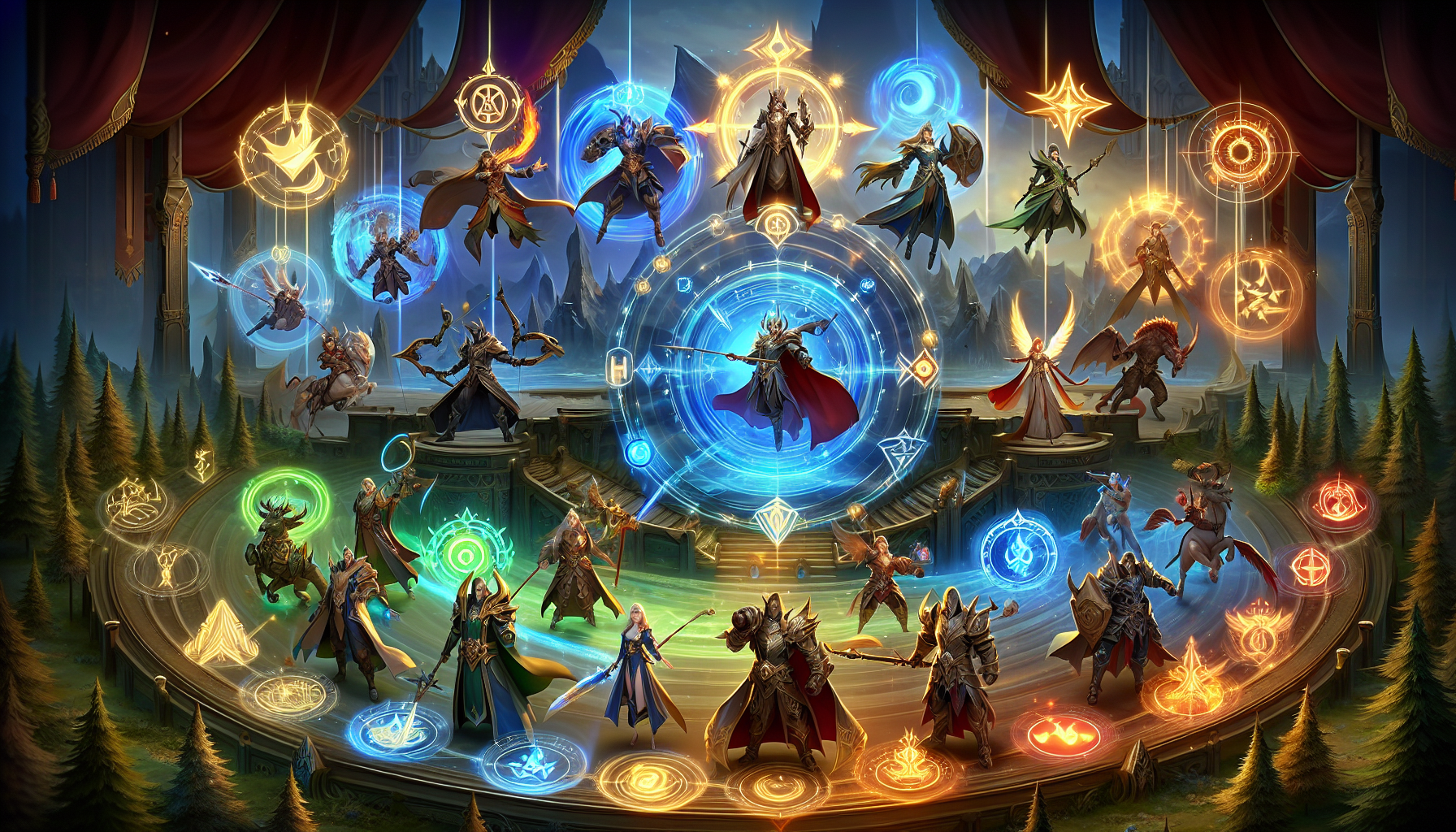 The unique features of Mobile Legends with revamped hero sellection: warriors, assassins, magicians, etc
