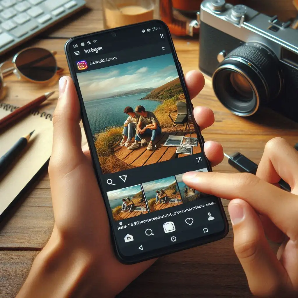 Lite version of Instagram allows to edit photos before publishing, but only if you upload onlu one image